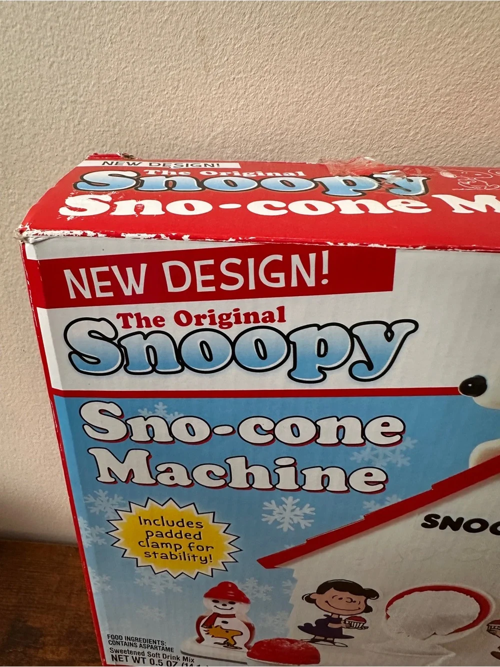 Cra-Z-Art The Original Snoopy Sno-Cone Machine New Design Boxed Peanuts Kit